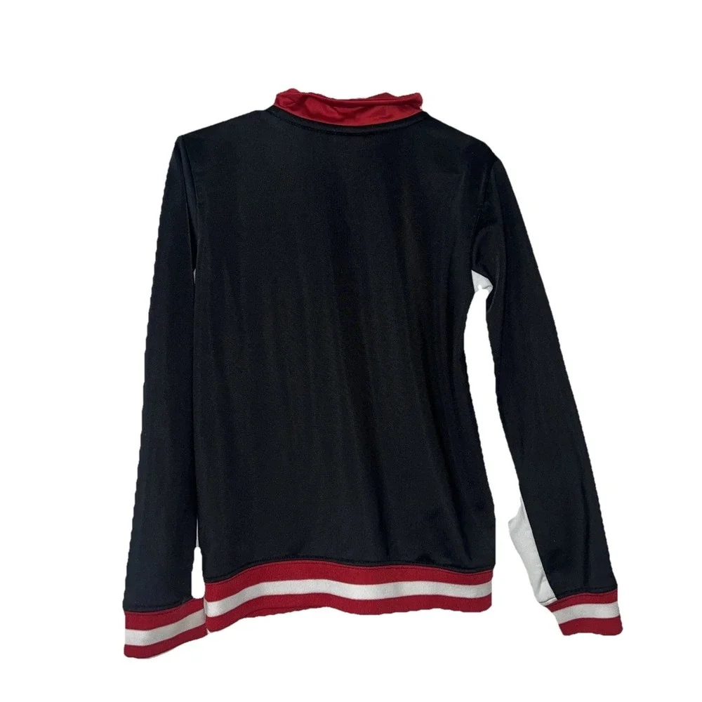 Jordan Brand Red Black‎ Sweatshirt Zip Jacket Air Nike Track Sz 5-6 Kid Med Zip
